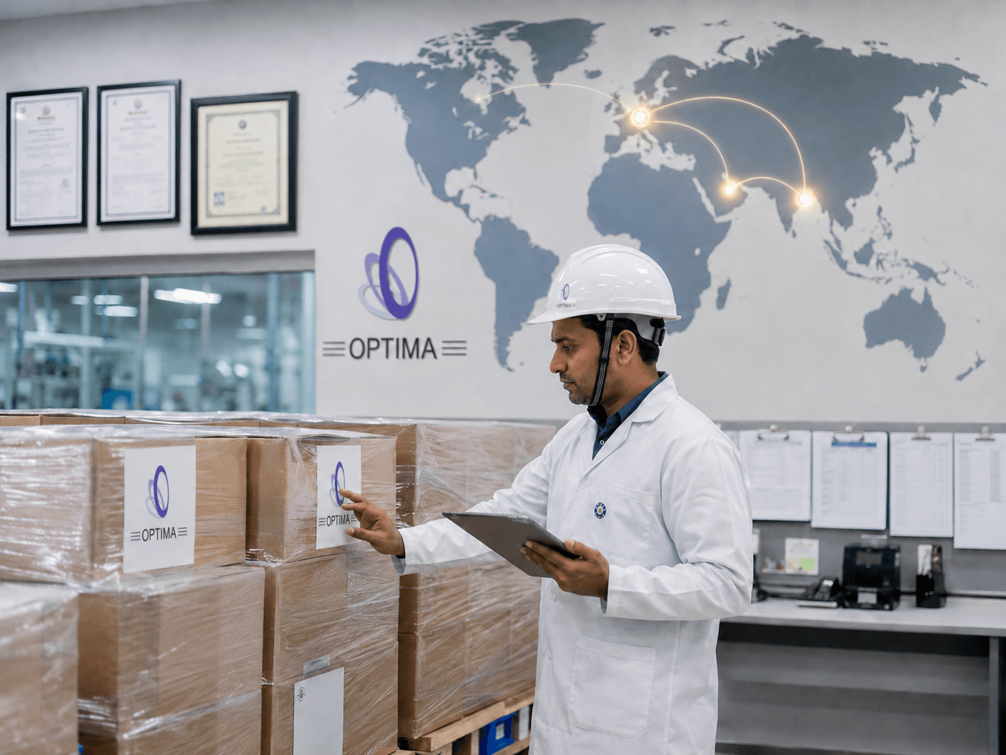 Optima quality systems and international market expansion visual