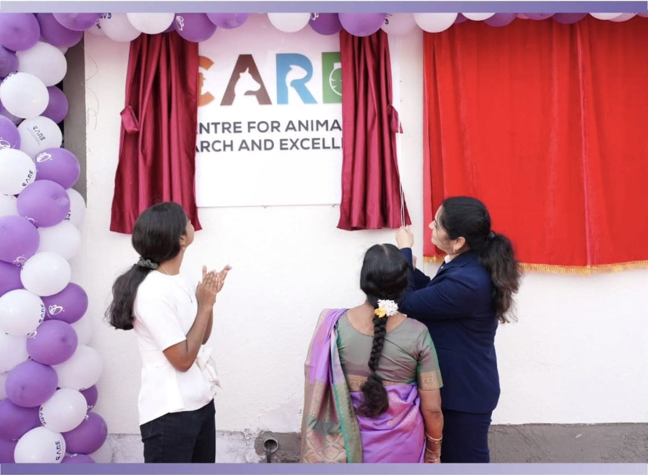 Centre for Animal Research and Excellence CARE unveiling